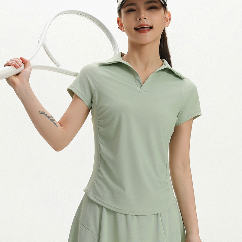 T Shirt Dry Fit - Polo da tennis da donna a