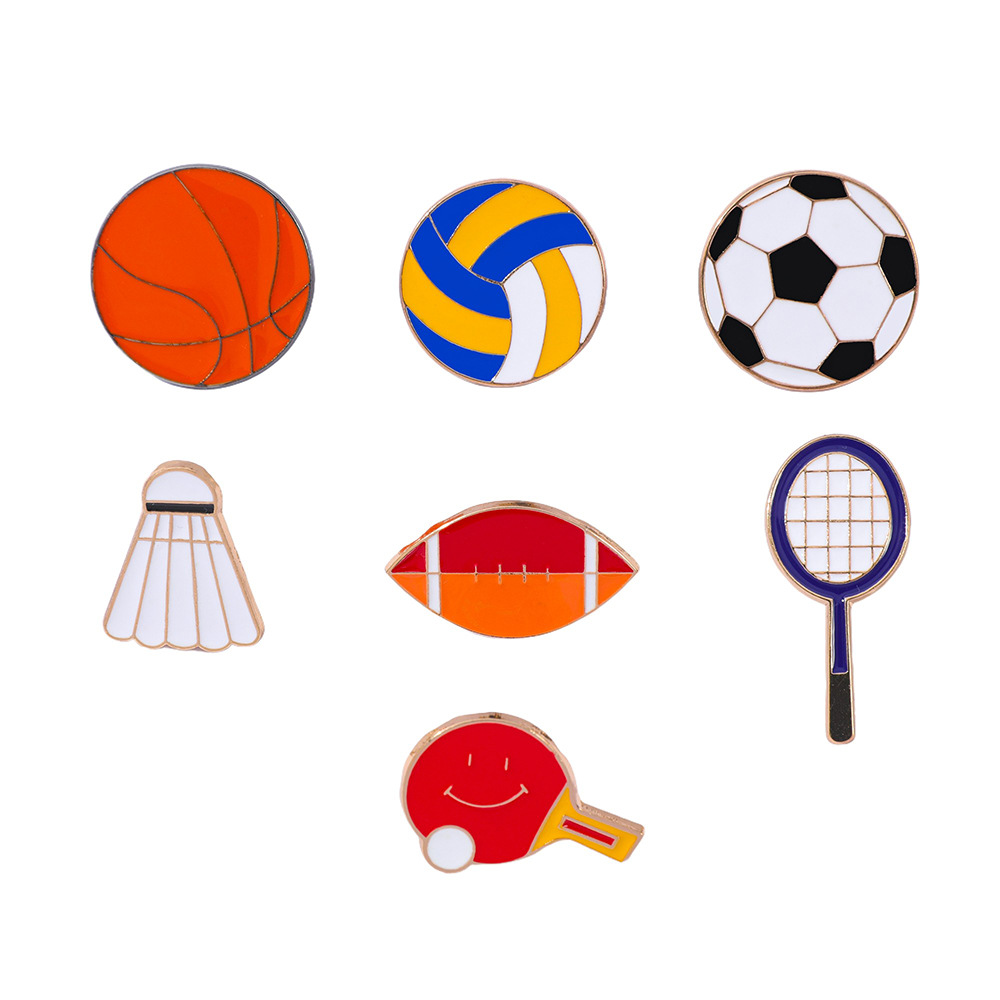 Badminton Tv - Set di 1 Spilla in Lega
