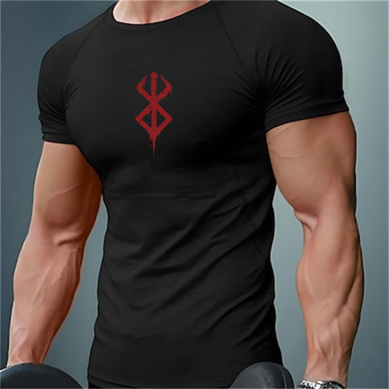 T Shirt Dry Fit - Magliette a Compressione Stampate da Uomo,