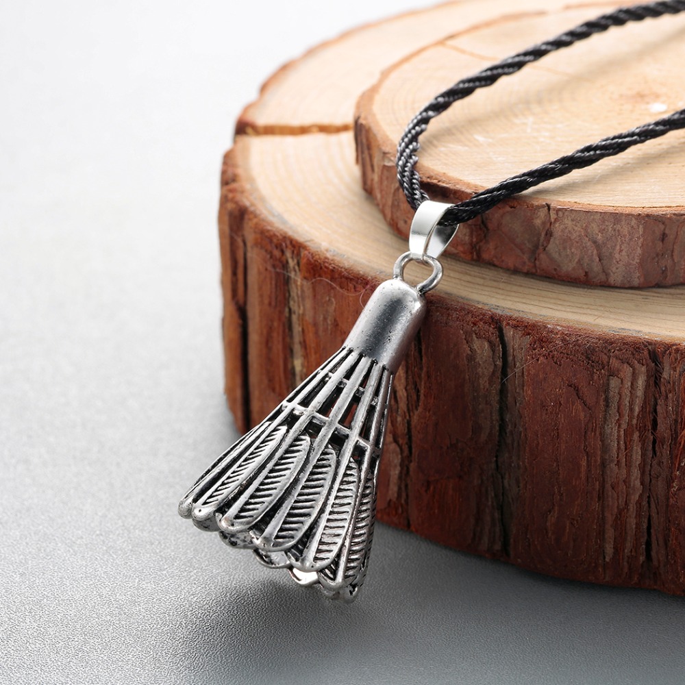 Badminton Is Calling - Kinitial Collana con ciondolo a forma