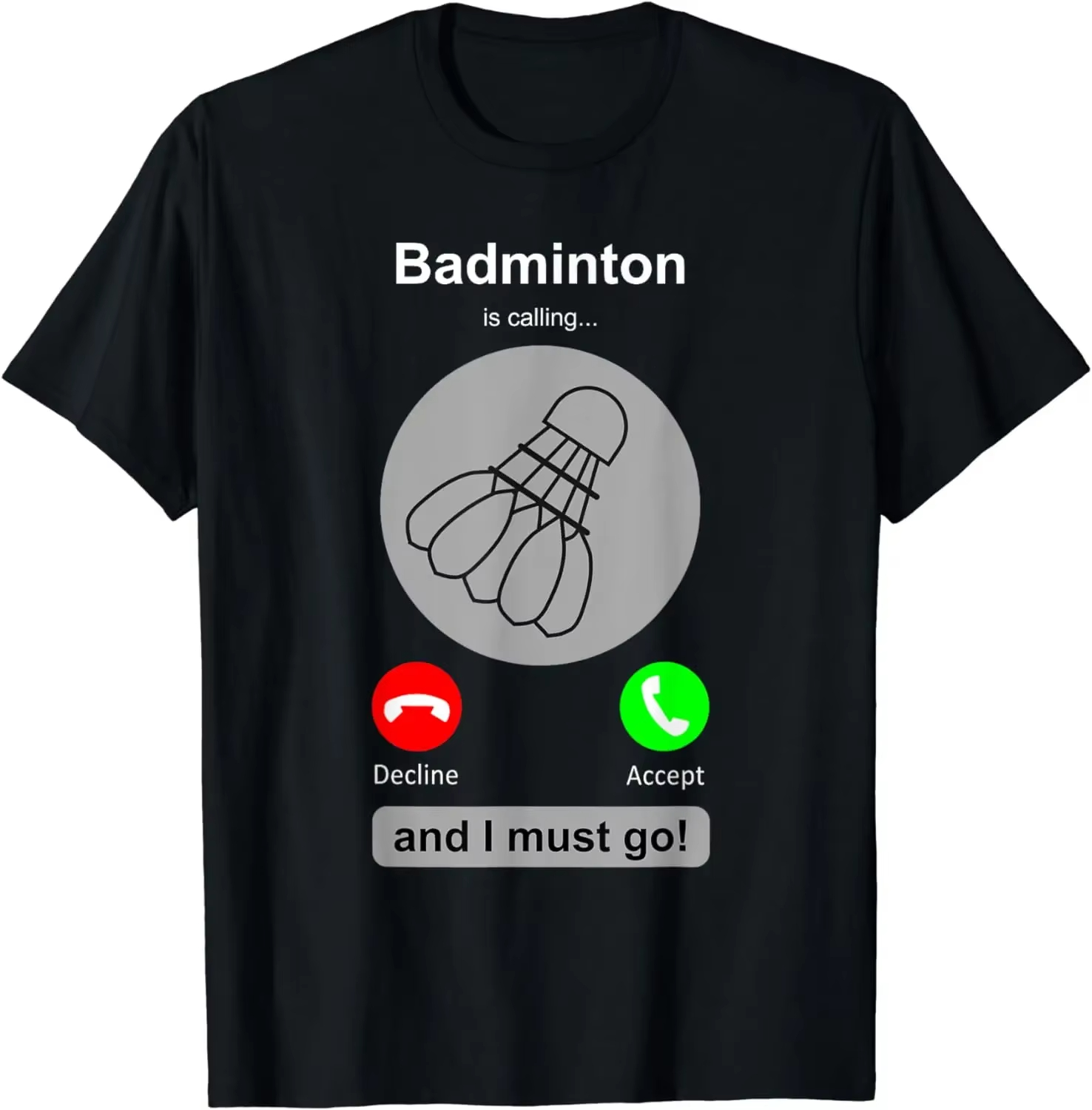 Divertente Maglietta da Badmin - Badminton Is Calling recensione e prezzo