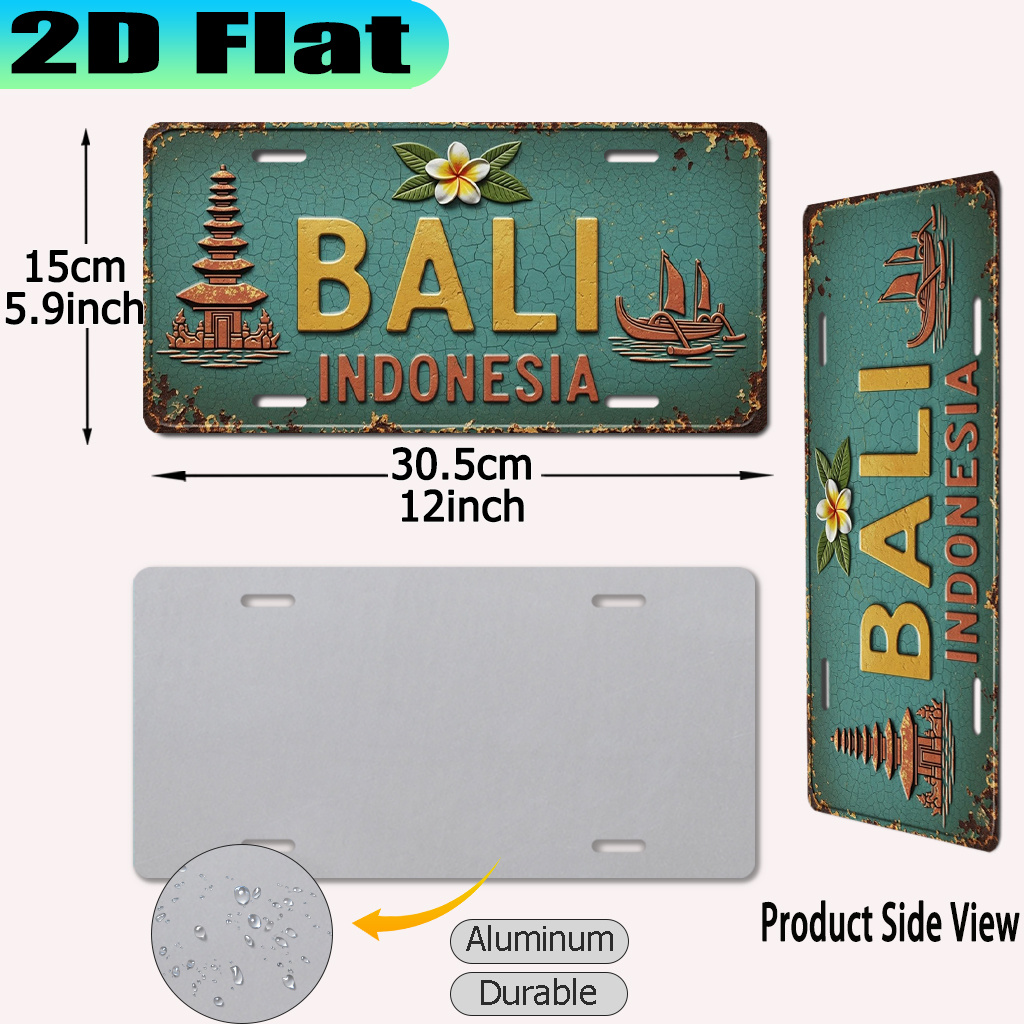 Targa in Metallo Vintage 2D Pi - Badminton Indonesia recensione e prezzo